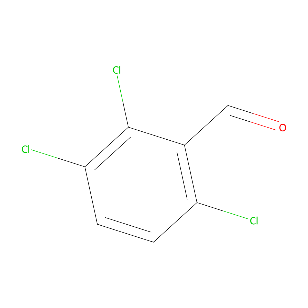 2,3,6-Trichlorobenzaldehyde molecular structure, CAS 4659-47-6