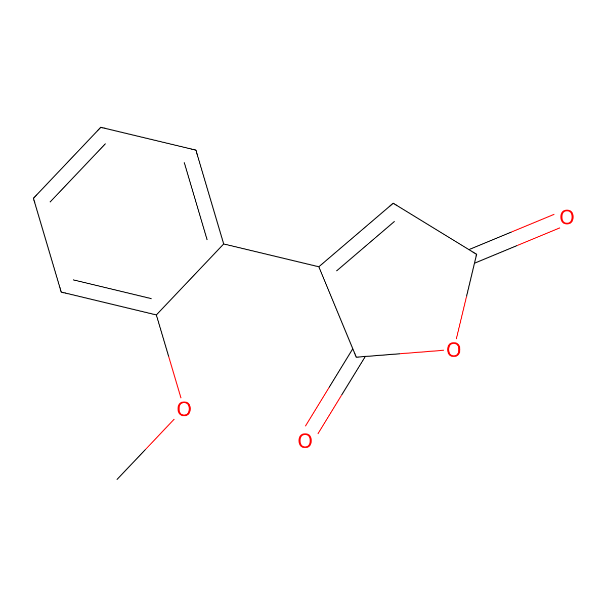 3-(2-Methoxyphenyl)furan-2,5-dione molecular structure, CAS 4664-99-7