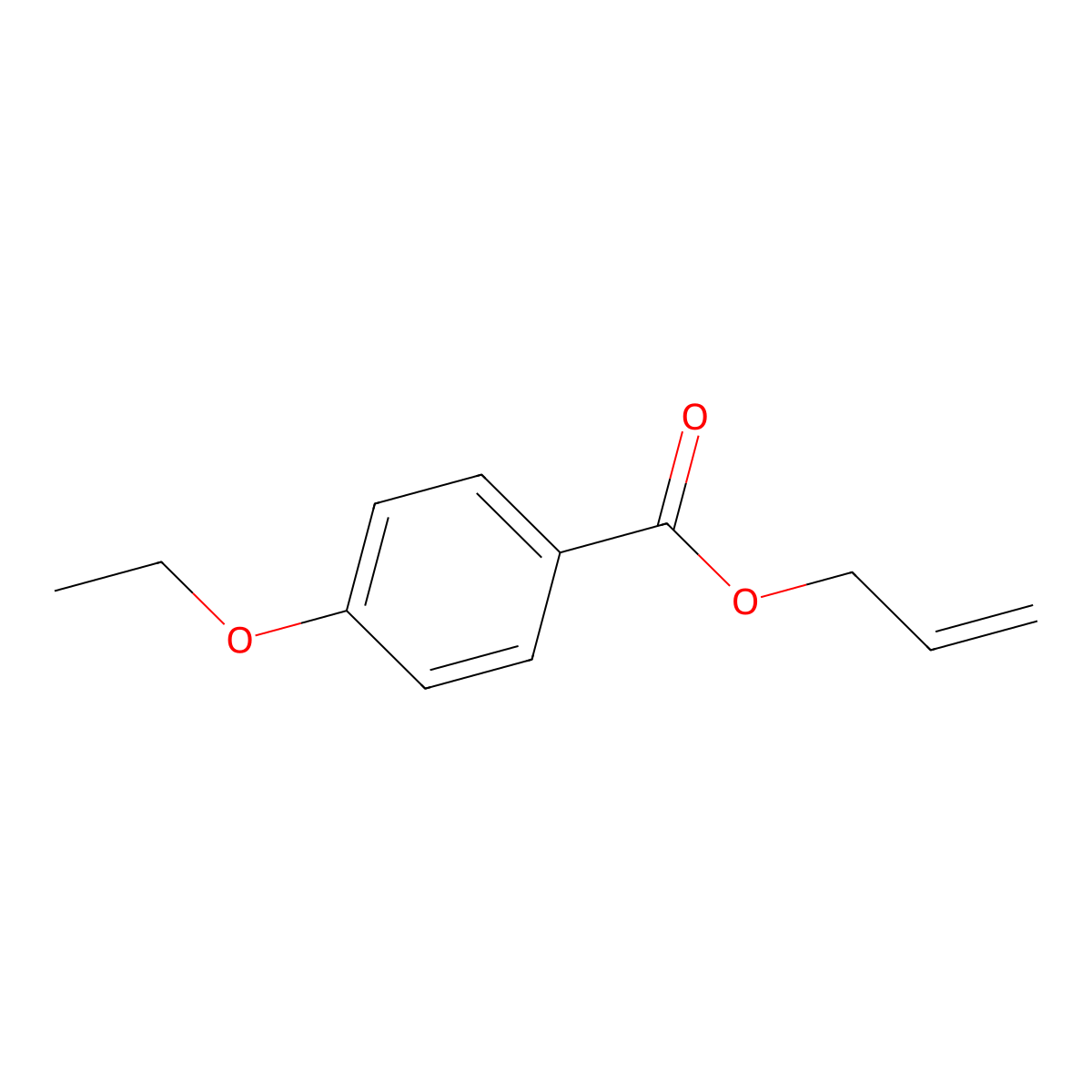 Allyl 4-ethoxybenzoate molecular structure, CAS 466657-44-3
