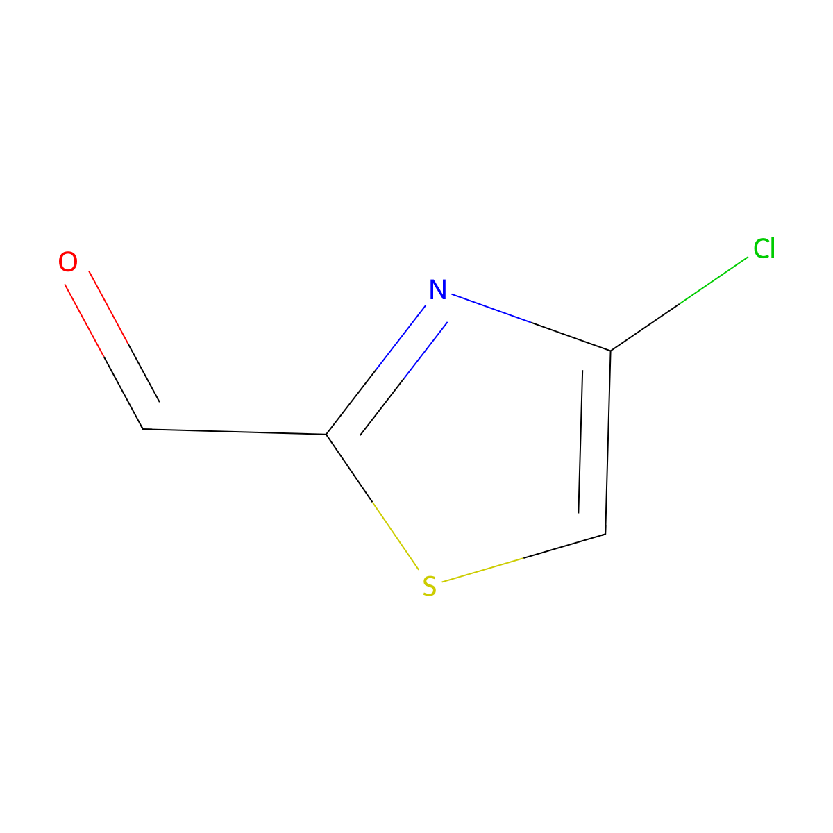 4-Chloro-1,3-thiazole-2-carbaldehyde molecular structure, CAS 466686-79-3