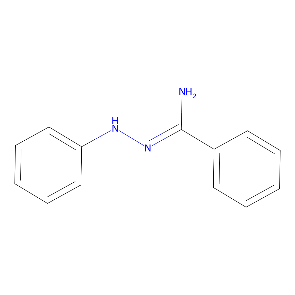 Benzimidic acid, 2-phenylhydrazide molecular structure, CAS 46721-85-1