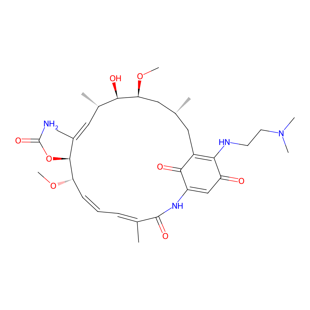 Alvespimycin molecular structure, CAS 467214-20-6