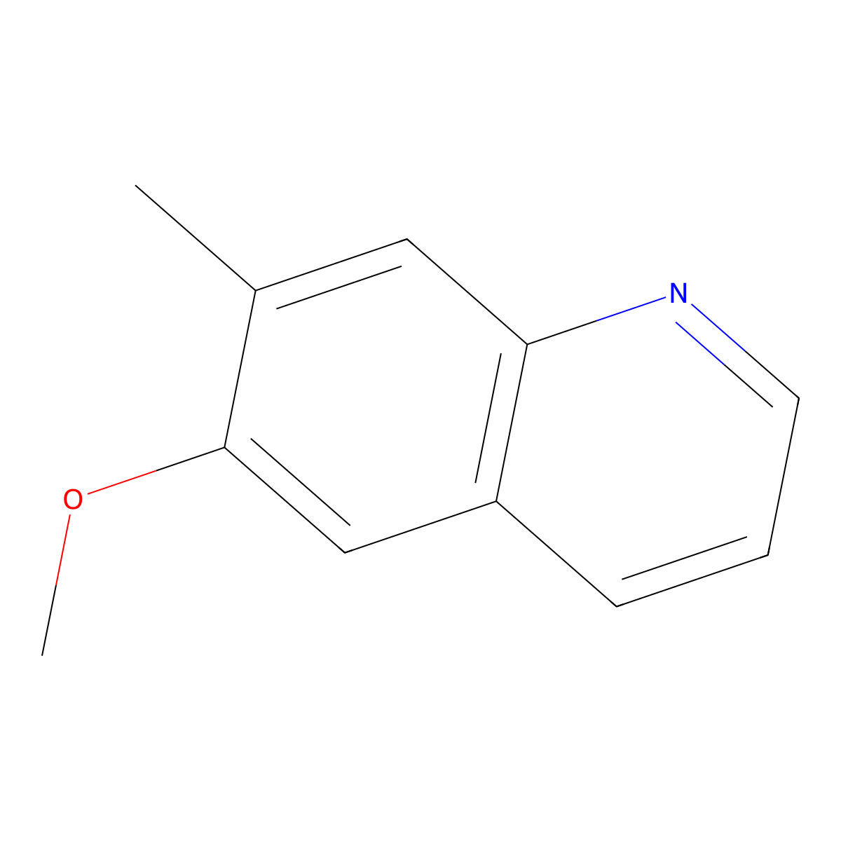 6-Methoxy-7-methylquinoline molecular structure, CAS 467219-83-6