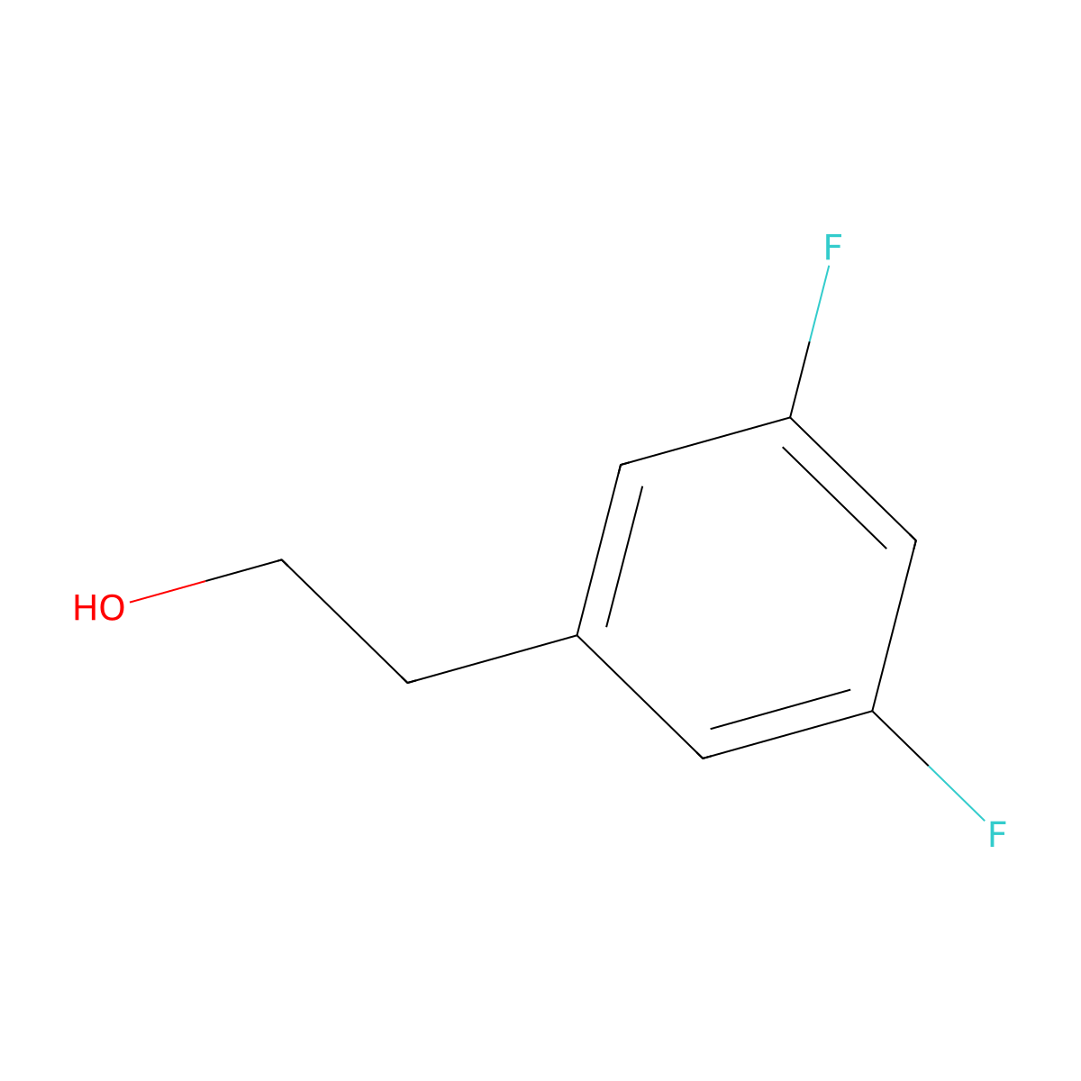 2-(3,5-Difluorophenyl)ethanol molecular structure, CAS 467223-90-1