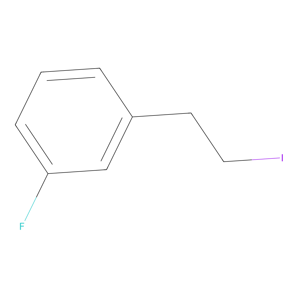 2-(3-Fluorophenyl)ethyl iodide molecular structure, CAS 467223-91-2