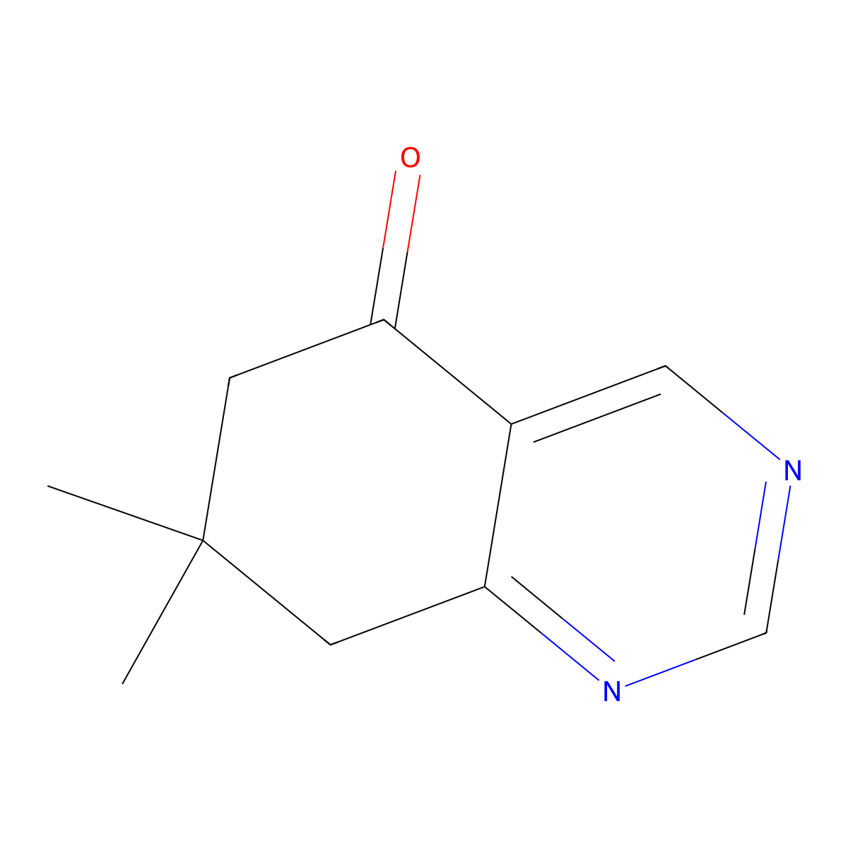 7,7-Dimethyl-5,6,7,8-tetrahydroquinazolin-5-one molecular structure, CAS 467225-63-4