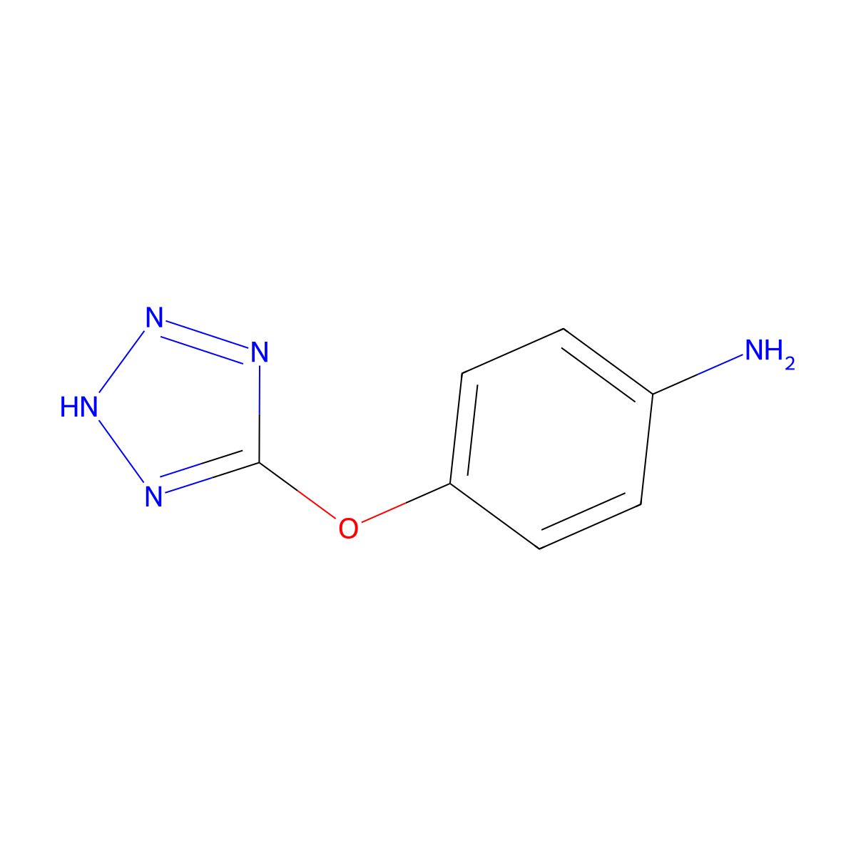 4-(1H-Tetrazol-5-Yloxy)Aniline molecular structure, CAS 467226-44-4