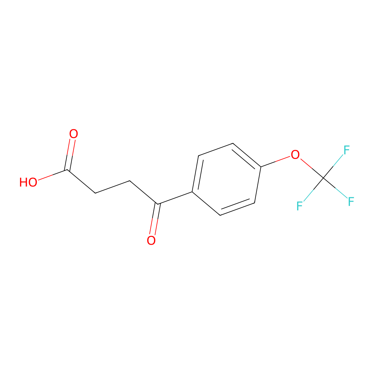4-Oxo-4-[4-(trifluoromethoxy)phenyl]butanoic acid molecular structure, CAS 467231-40-9