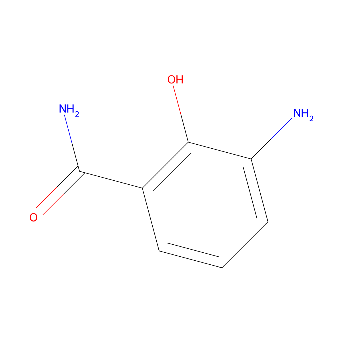 3-Aminosalicylamide molecular structure, CAS 467231-62-5