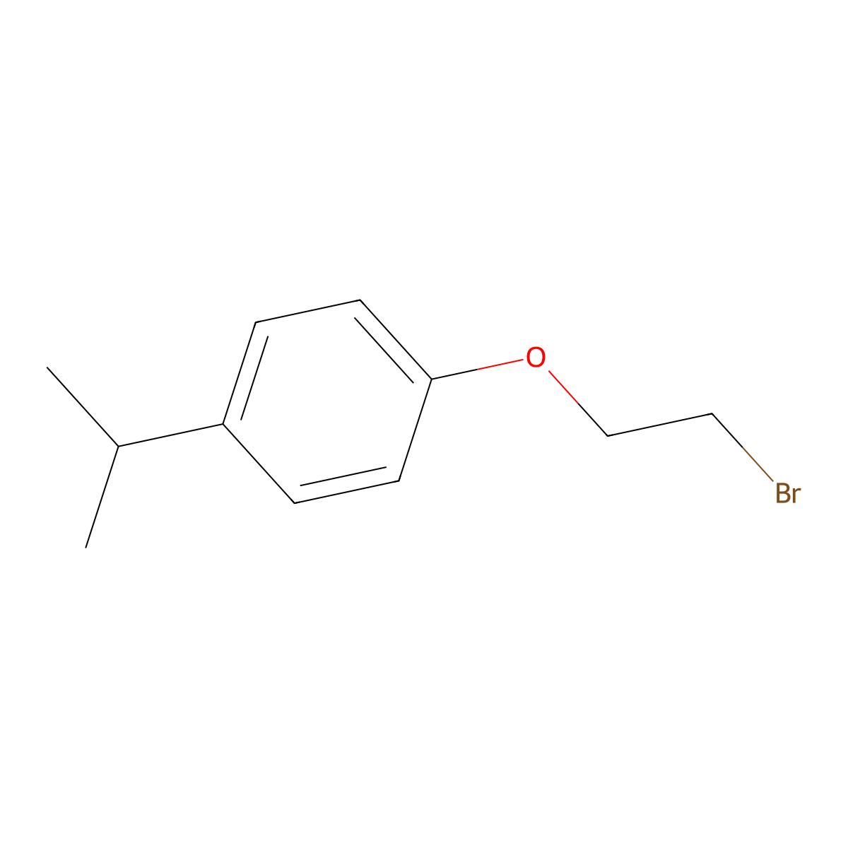 1-(2-Bromoethoxy)-4-isopropylbenzene molecular structure, CAS 467236-24-4