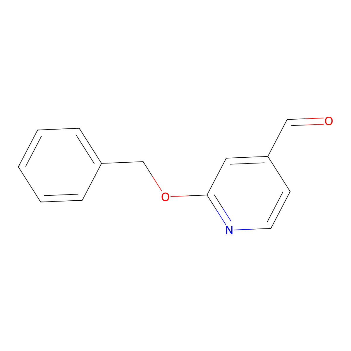 2-(Benzyloxy)isonicotinaldehyde molecular structure, CAS 467236-27-7