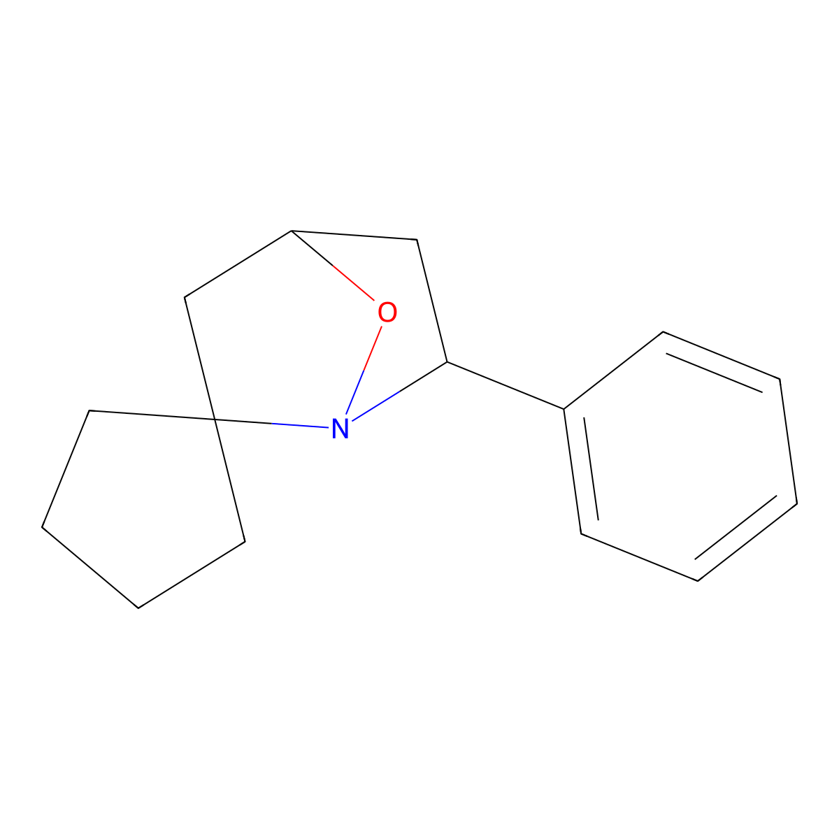 6-Phenylspiro[7-oxa-1-azabicyclo[2.2.1]heptane-2,1'-cyclopentane] molecular structure, CAS 467447-25-2