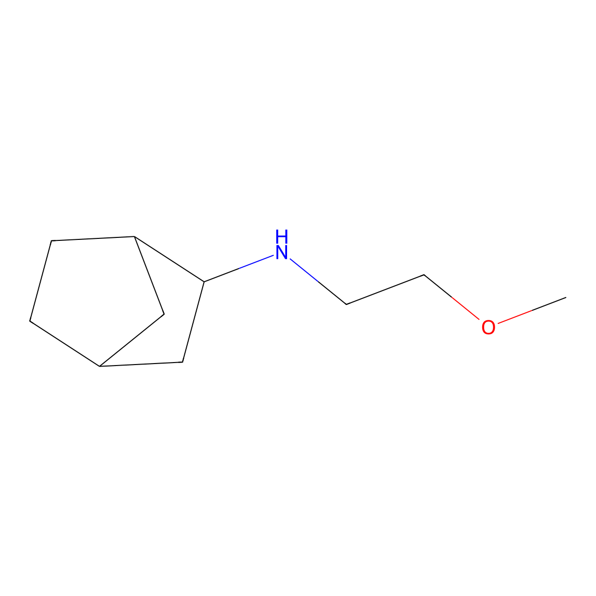 N-(2-methoxyethyl)bicyclo[2.2.1]heptan-2-amine molecular structure, CAS 467450-50-6
