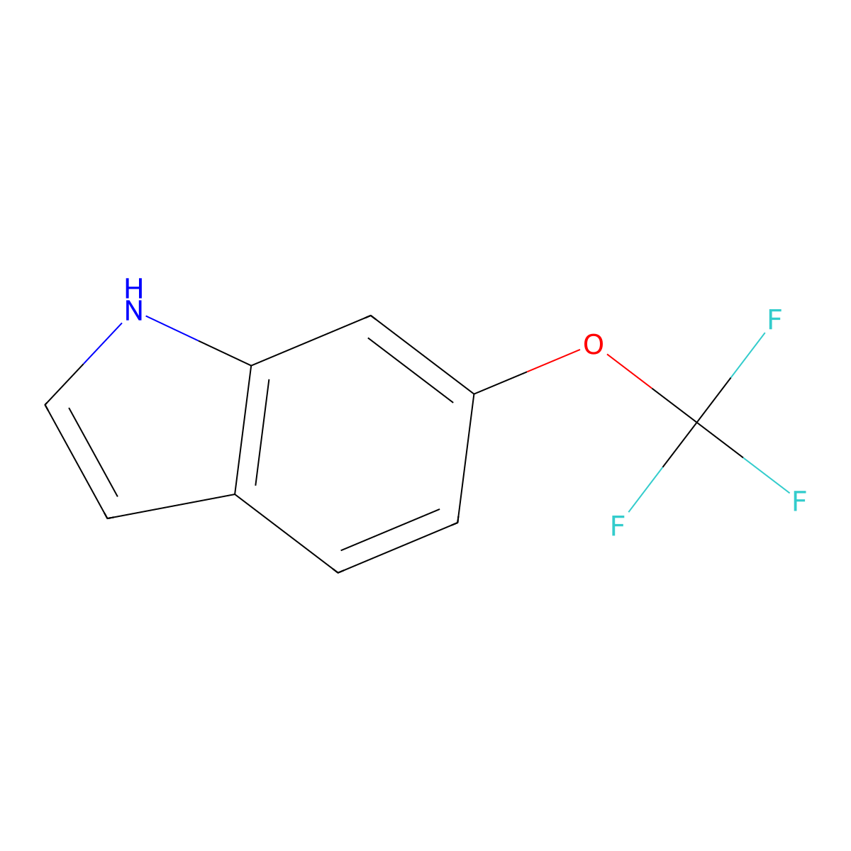 6-(Trifluoromethoxy)-1H-indole molecular structure, CAS 467451-91-8
