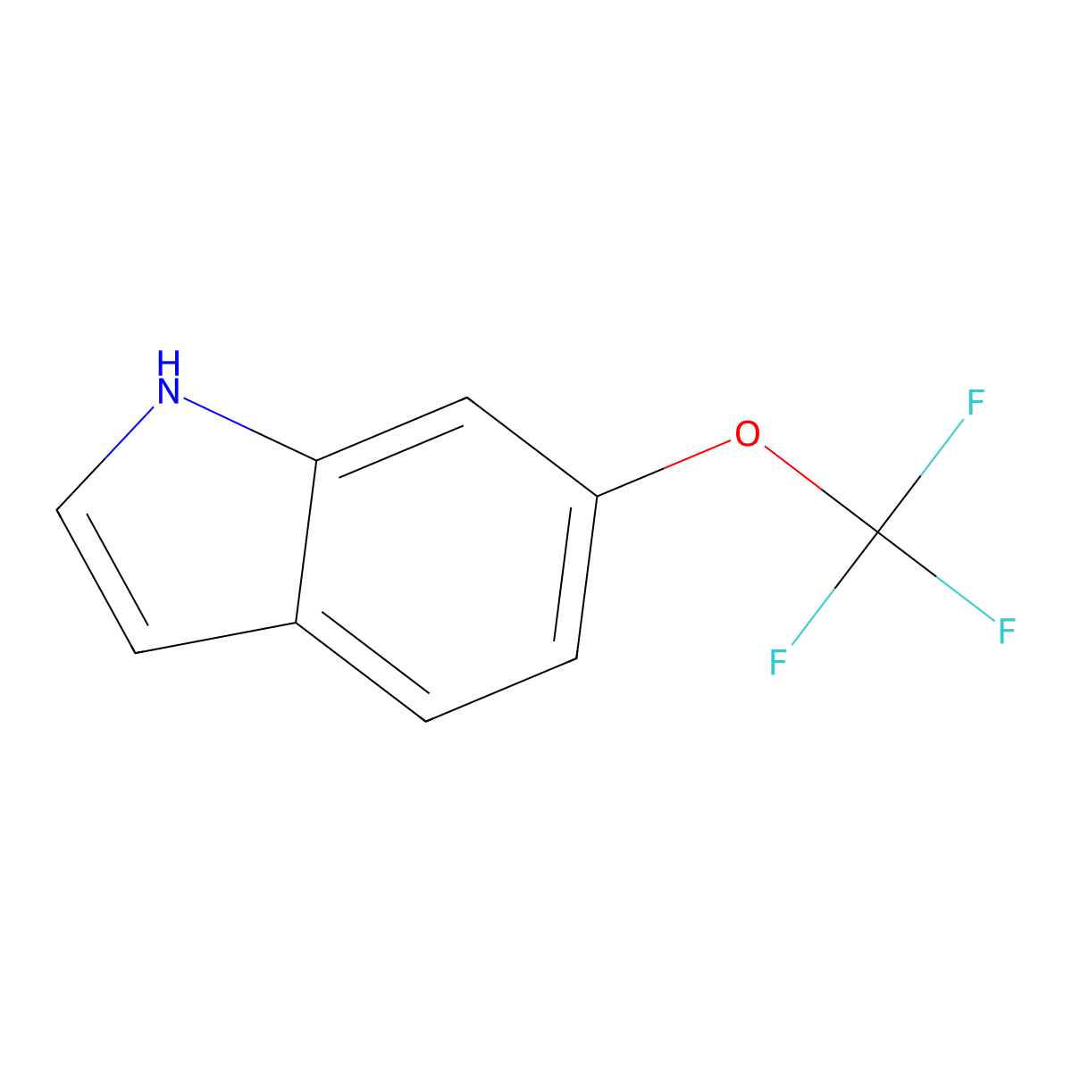 6-(Trifluoromethoxy)-1H-indole molecular structure, CAS 467451-91-8