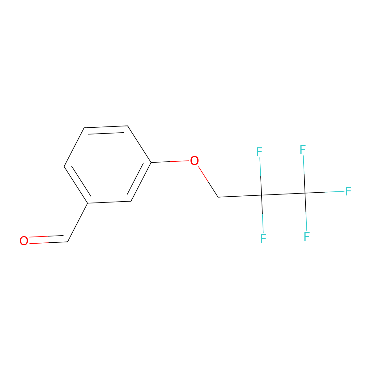 3-(2,2,3,3,3-Pentafluoro-propoxy)-benzaldehyde molecular structure, CAS 467457-65-4
