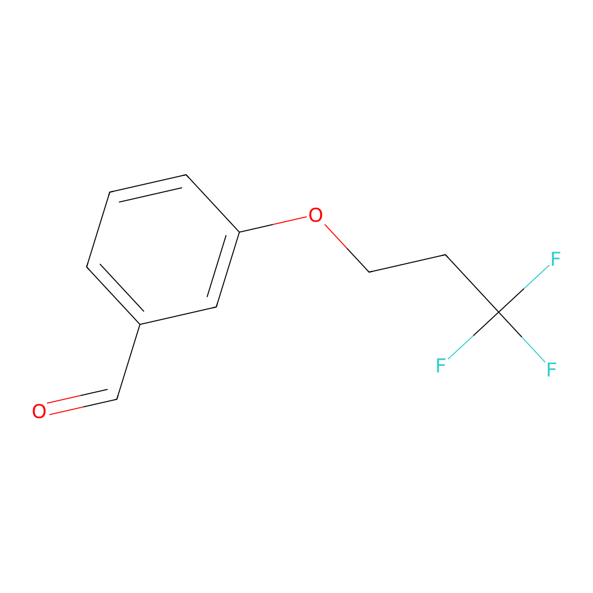 3-(3,3,3-Trifluoropropoxy)benzaldehyde molecular structure, CAS 467457-66-5