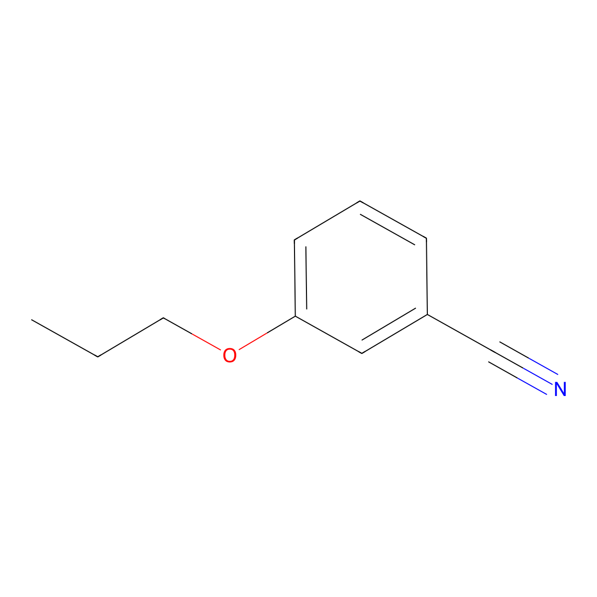 3-Propoxybenzonitrile molecular structure, CAS 467462-55-1