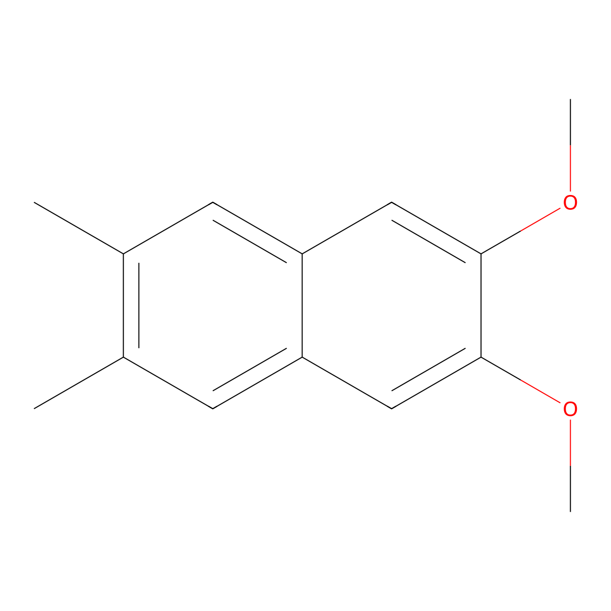 2,3-Dimethoxy-6,7-dimethylnaphthalene molecular structure, CAS 4676-58-8
