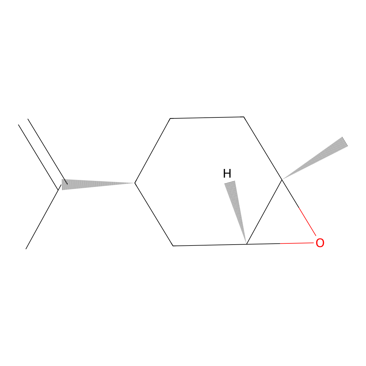 cis-(+)-Limonene oxide molecular structure, CAS 4680-24-4