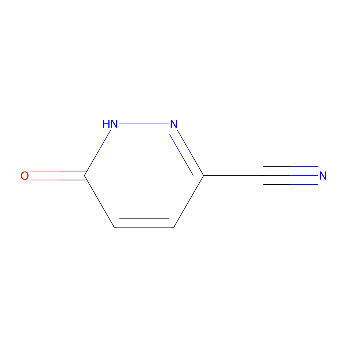 6-Oxo-1,6-dihydropyridazine-3-carbonitrile molecular structure, CAS 468067-87-0