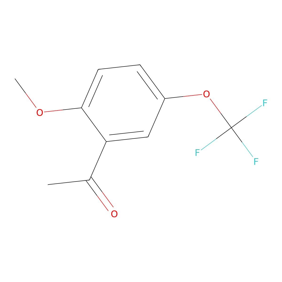 2'-Methoxy-5'-(trifluoromethoxy)acetophenone molecular structure, CAS 468074-92-2
