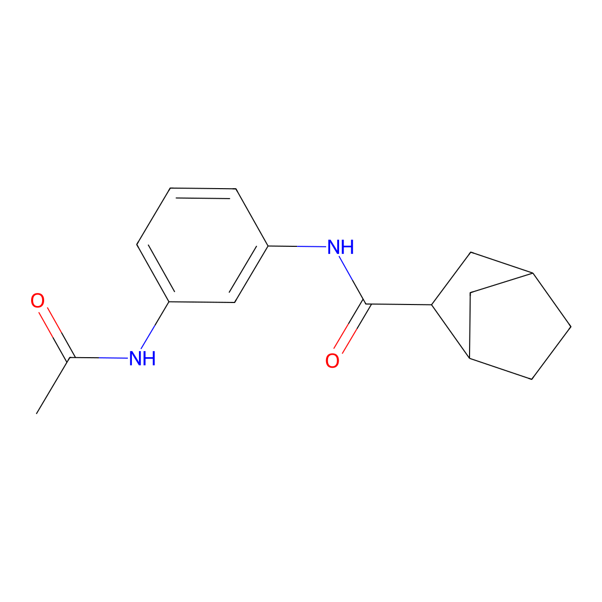 N-[3-(acetylamino)phenyl]bicyclo[2.2.1]heptane-2-carboxamide molecular structure, CAS 468090-20-2