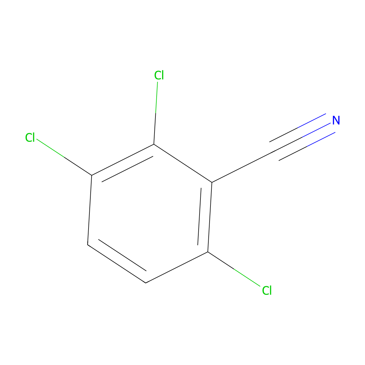 Benzonitrile, 2,3,6-trichloro- molecular structure, CAS 4681-11-2