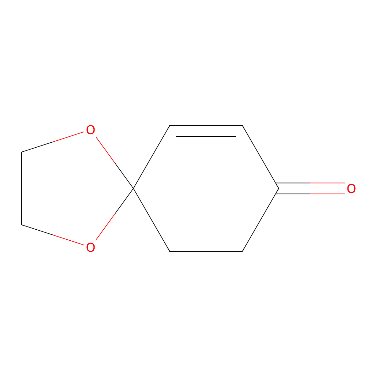 1,4-Dioxaspiro[4.5]dec-6-en-8-one molecular structure, CAS 4683-24-3