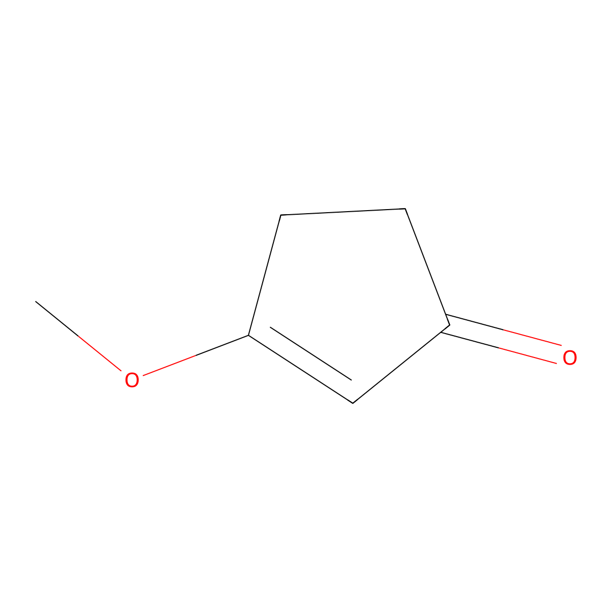 3-Methoxycyclopent-2-en-1-one molecular structure, CAS 4683-50-5