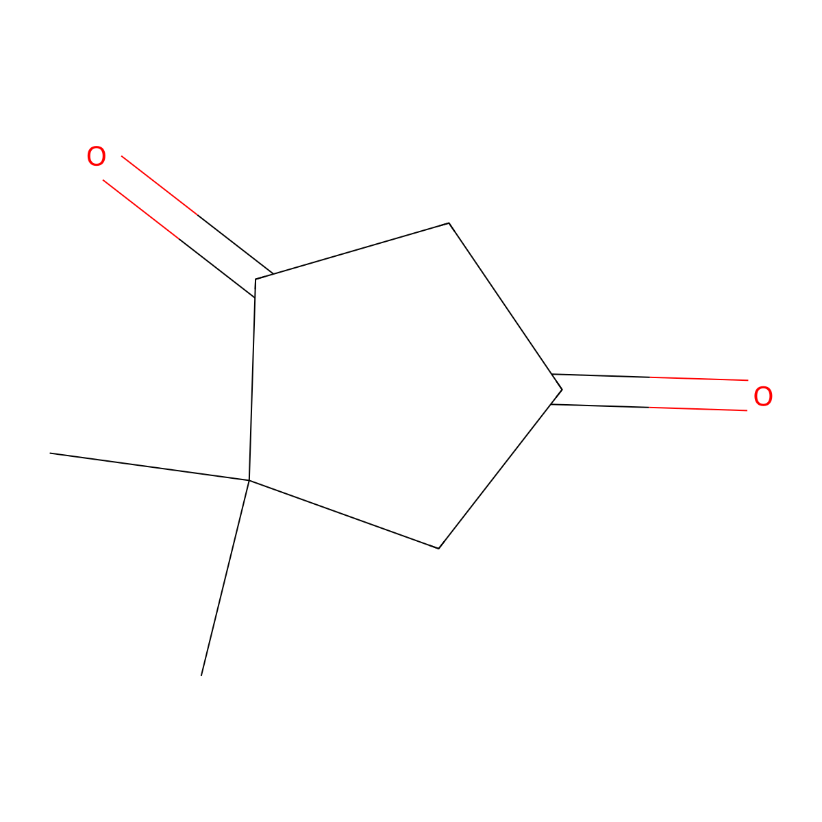 4,4-Dimethylcyclopentane-1,3-dione molecular structure, CAS 4683-51-6
