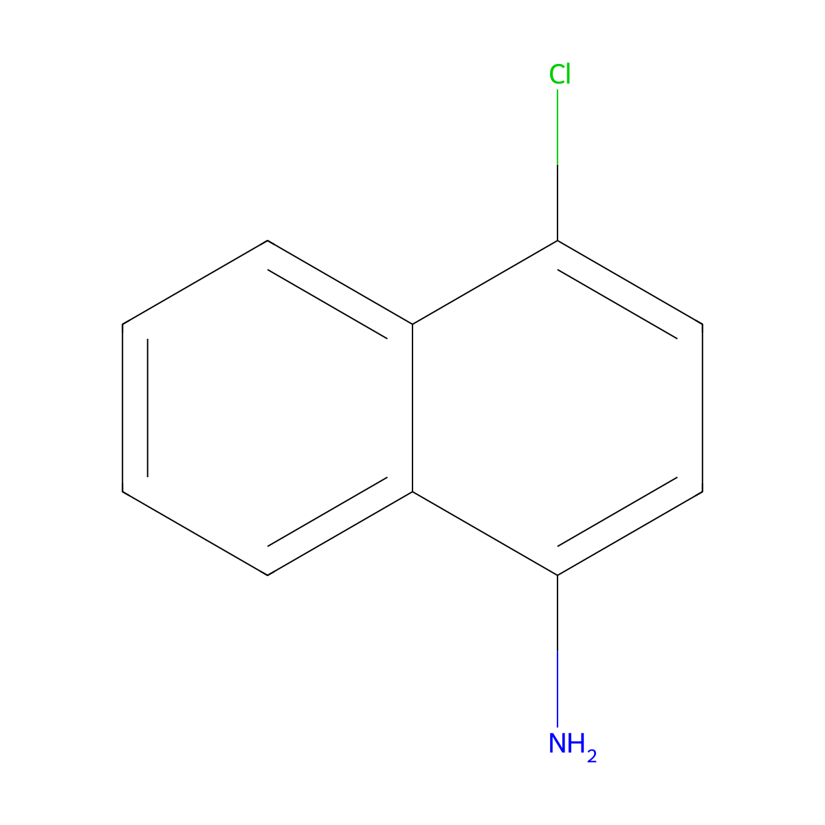 4-Chloronaphthylamine molecular structure, CAS 4684-12-2