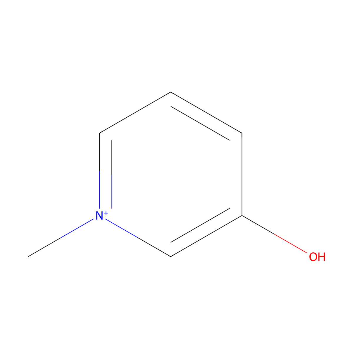 1-Methylpyridin-1-ium-3-ol molecular structure, CAS 4685-07-8