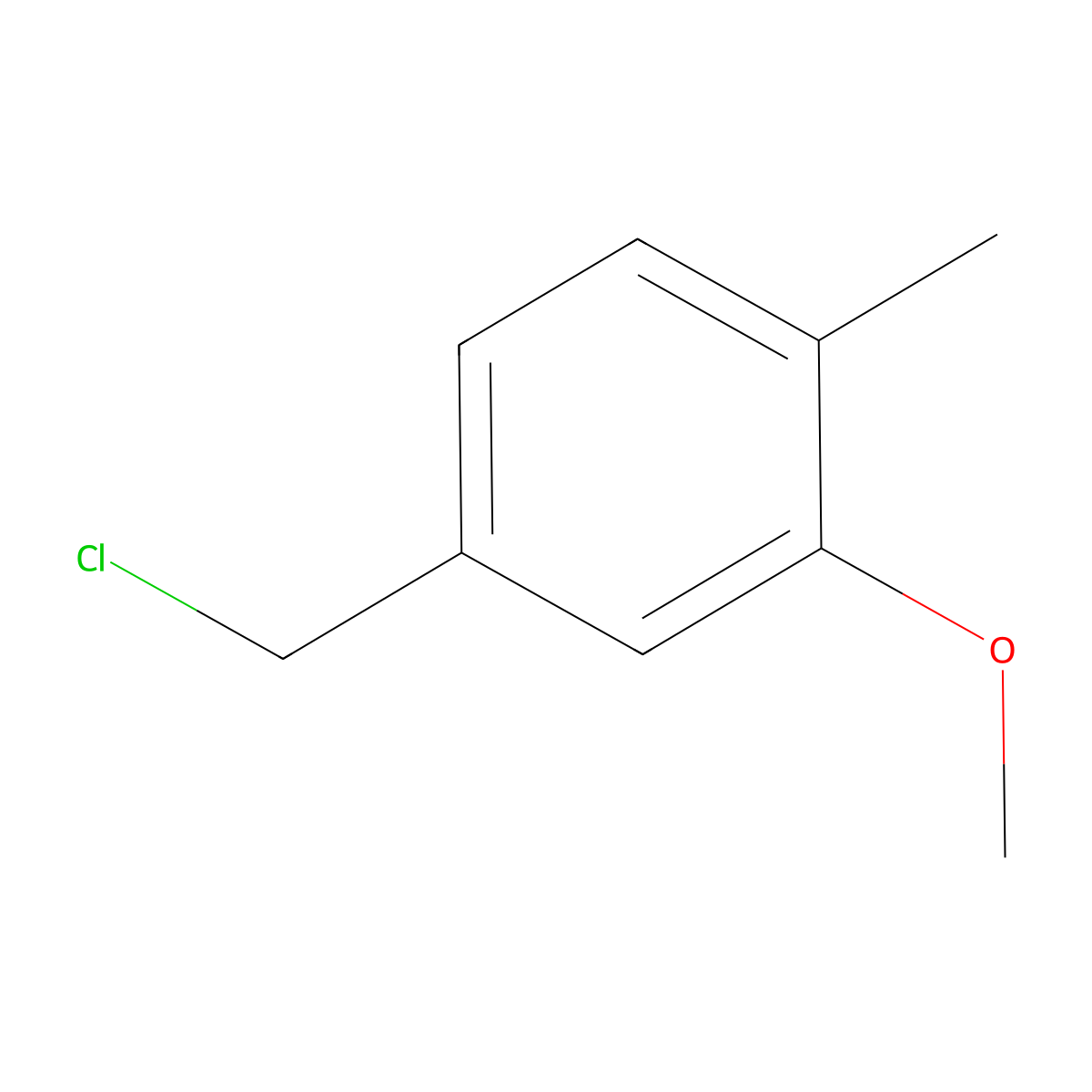 3-Methoxy-4-methylbenzyl chloride molecular structure, CAS 4685-51-2