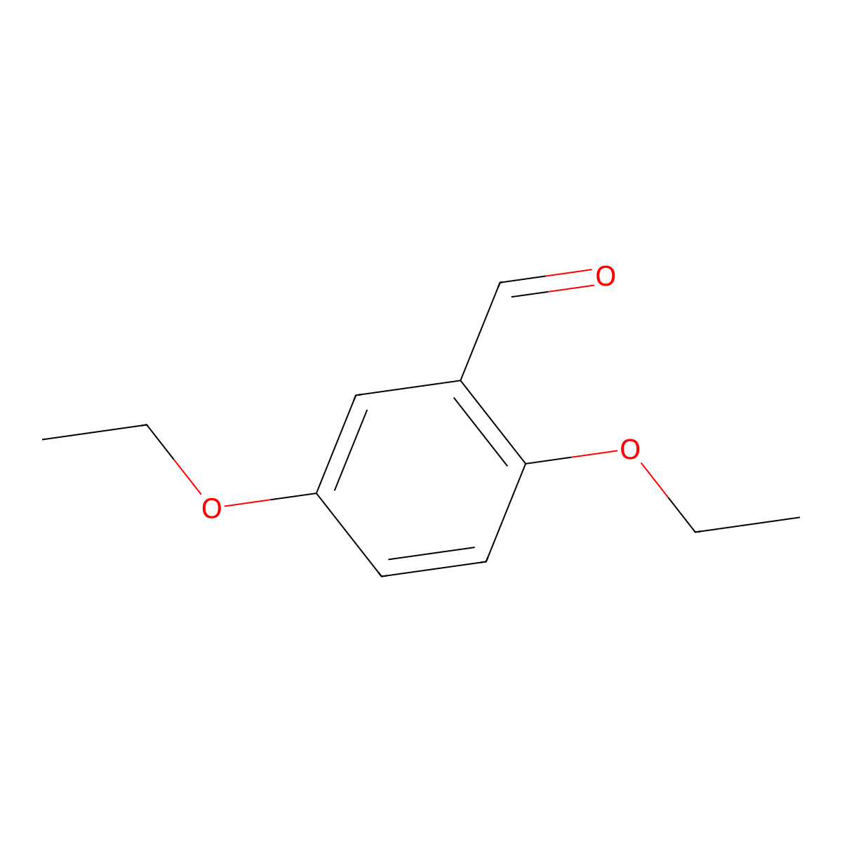 2,5-Diethoxybenzaldehyde molecular structure, CAS 4686-98-0