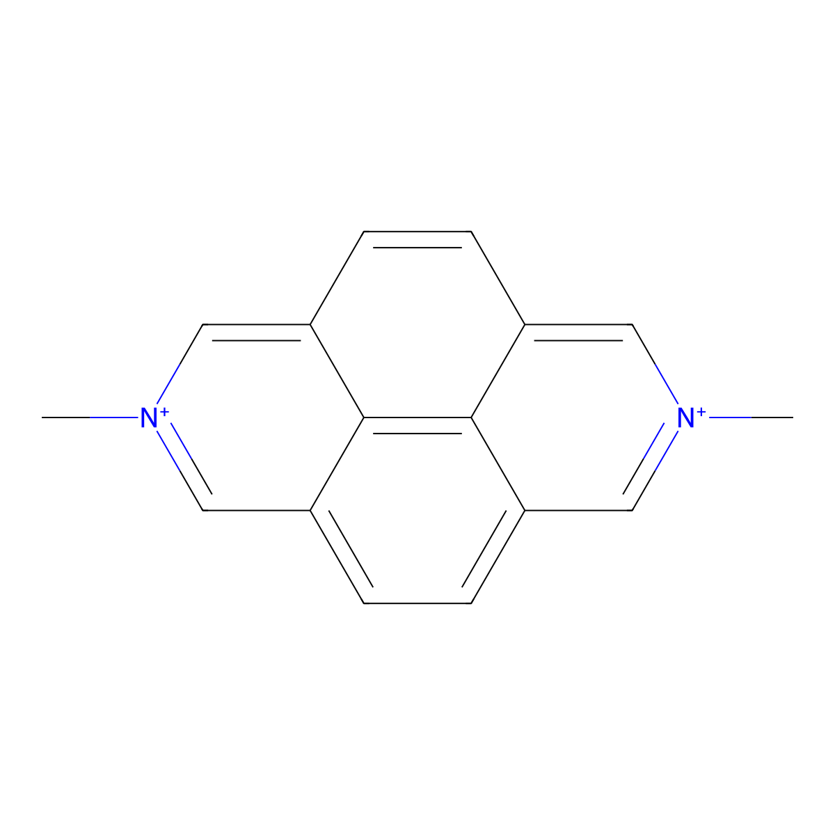 2,7-Dimethylbenzo[lmn][3,8]phenanthroline-2,7-diium molecular structure, CAS 46860-67-7
