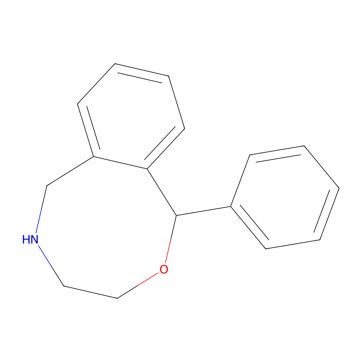 N-Desmethylnefopam molecular structure, CAS 46868-19-3