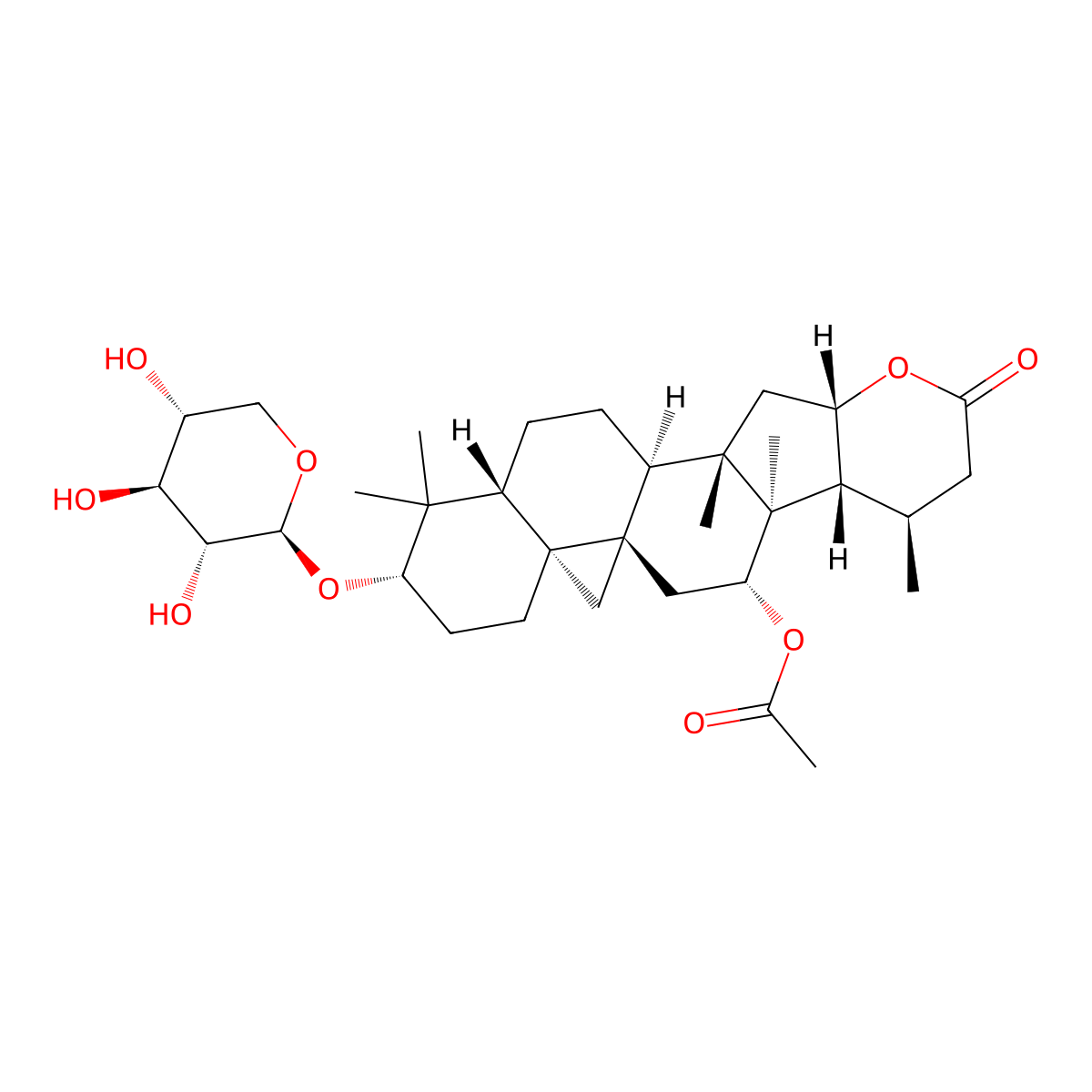Cimilactone A molecular structure, CAS 468733-06-4