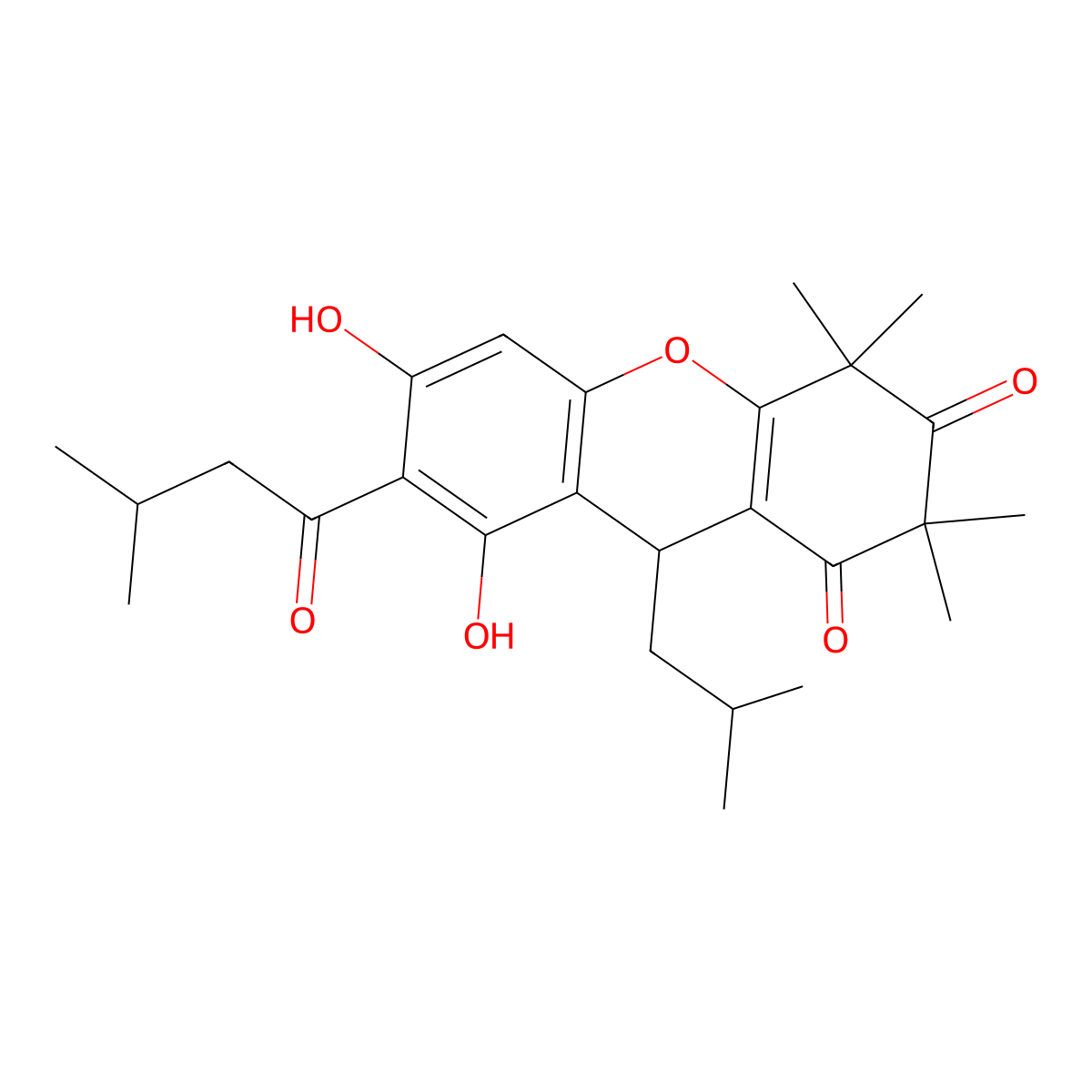 Rhodomyrtone molecular structure, CAS 468757-69-9