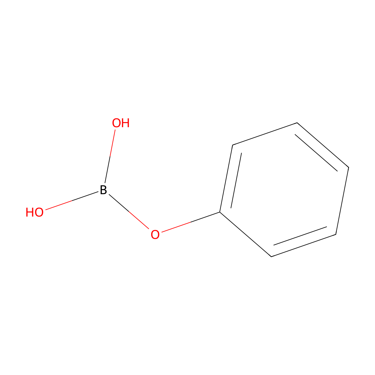Phenyl dihydrogen orthoborate molecular structure, CAS 4688-74-8