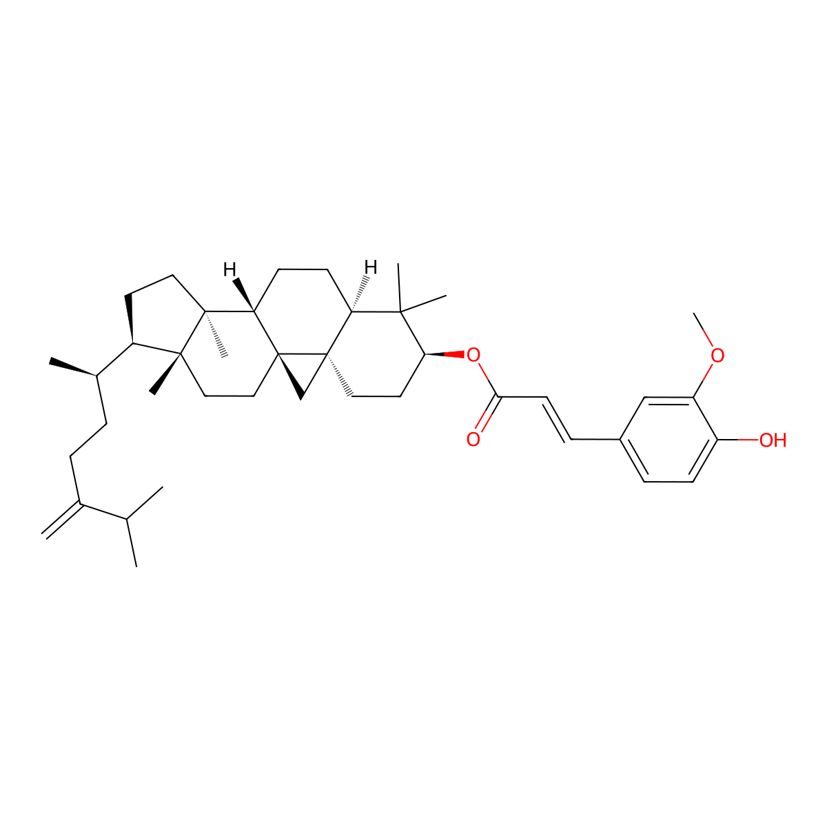 Oryzanol C molecular structure, CAS 469-36-3