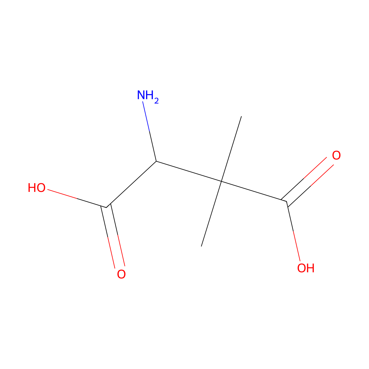 3,3-Dimethylaspartic acid molecular structure, CAS 469-41-0