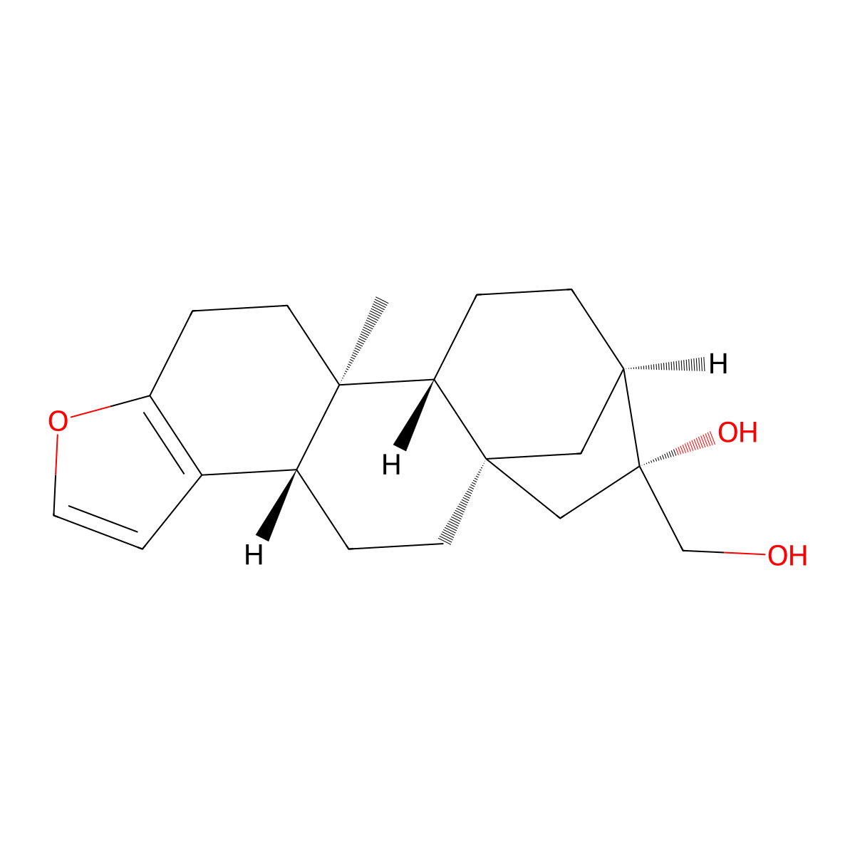 Cafestol molecular structure, CAS 469-83-0