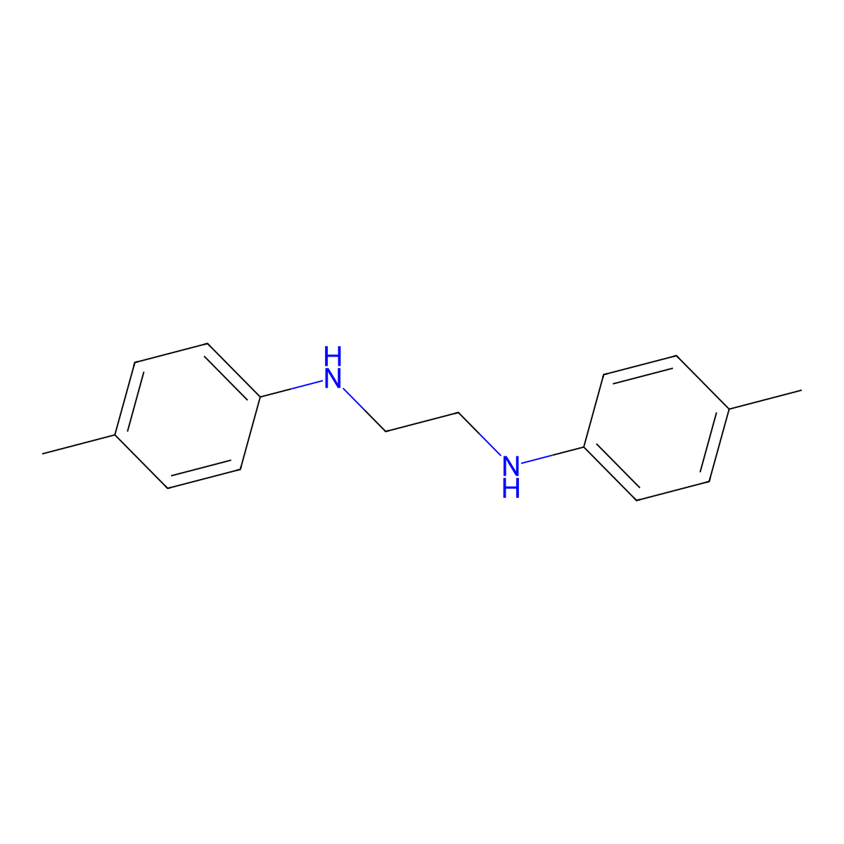 N,N'-Ethylenedi-p-toluidine molecular structure, CAS 4693-68-9