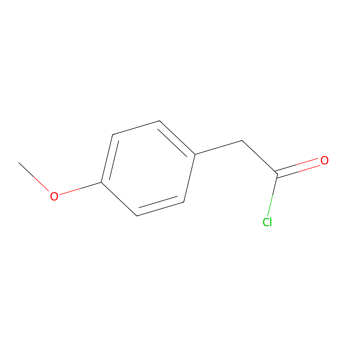4-Methoxyphenylacetyl chloride molecular structure, CAS 4693-91-8