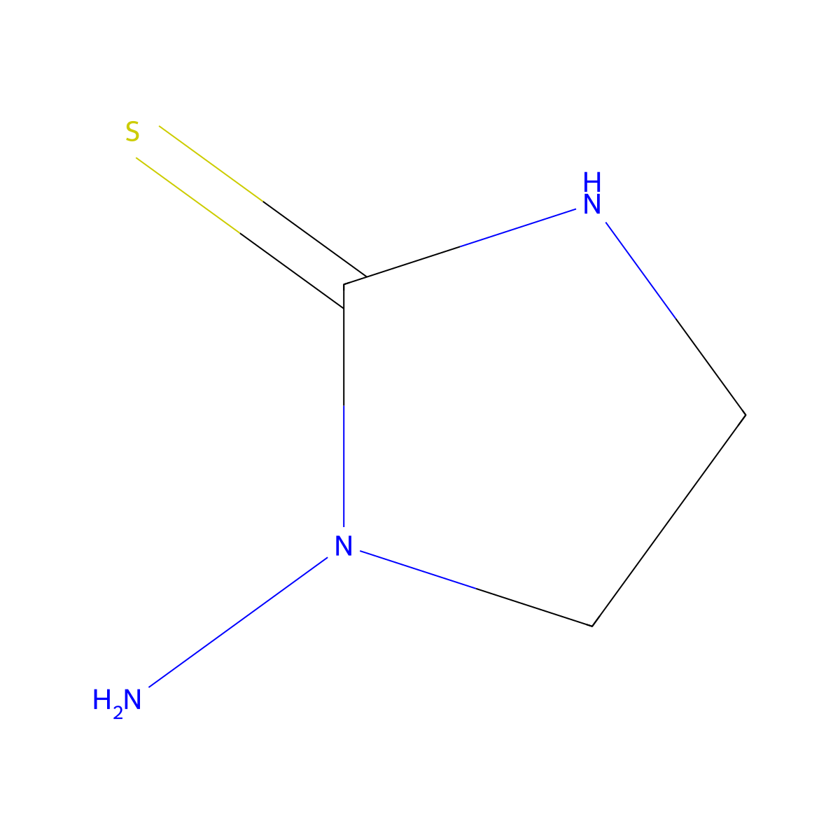 1-Aminoimidazolidine-2-thione molecular structure, CAS 4697-42-1