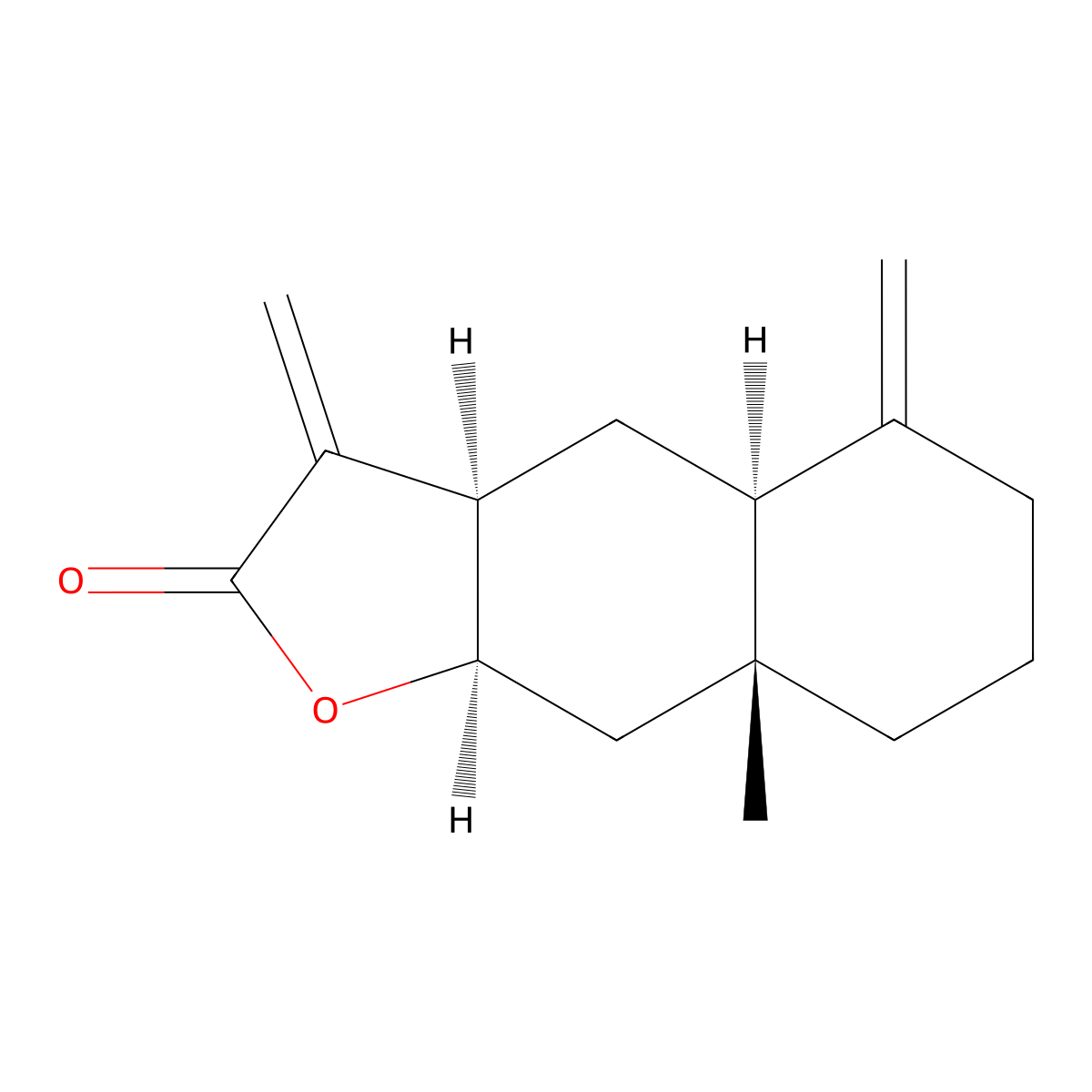 (+)-Isoalantolactone molecular structure, CAS 470-17-7