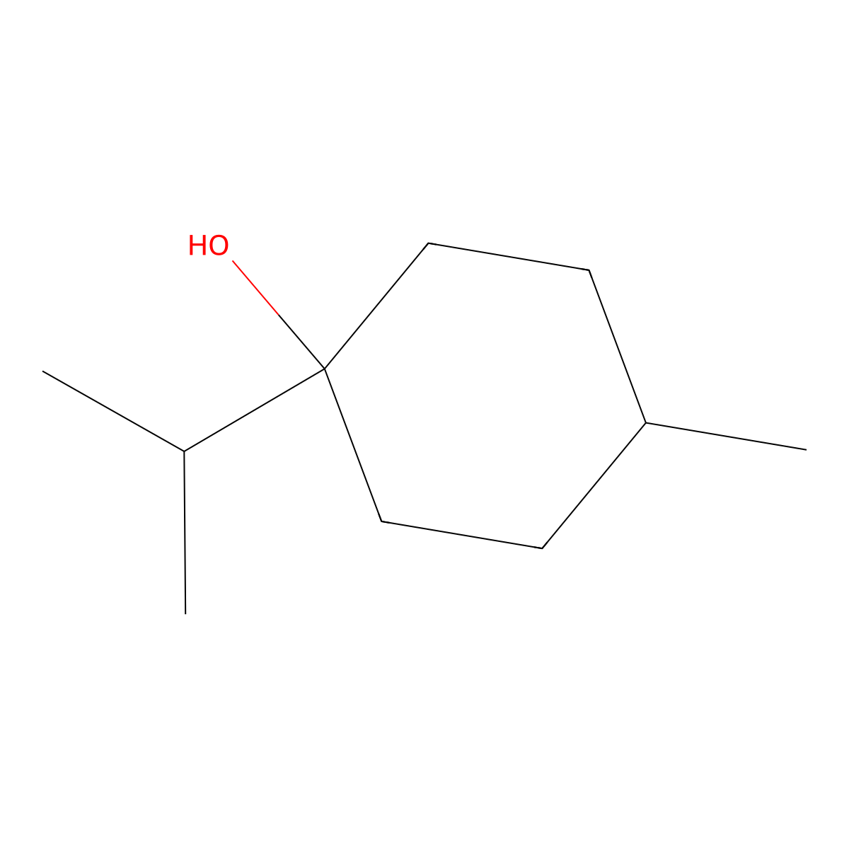 p-Menthan-4-ol molecular structure, CAS 470-65-5