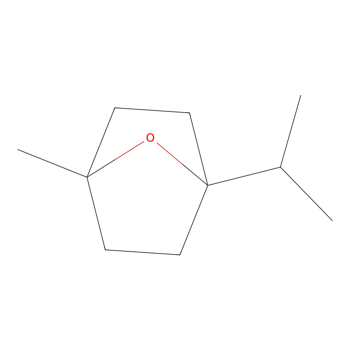 1,4-Cineole molecular structure, CAS 470-67-7