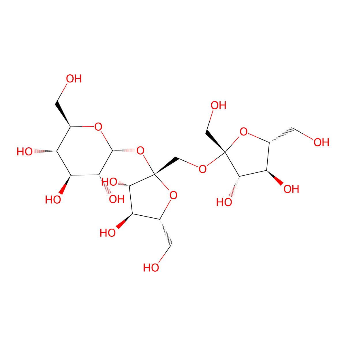 1-Kestose molecular structure, CAS 470-69-9